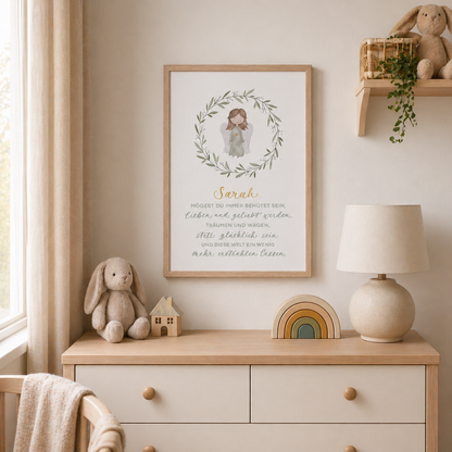 Poster "Schutzengel", Kranz