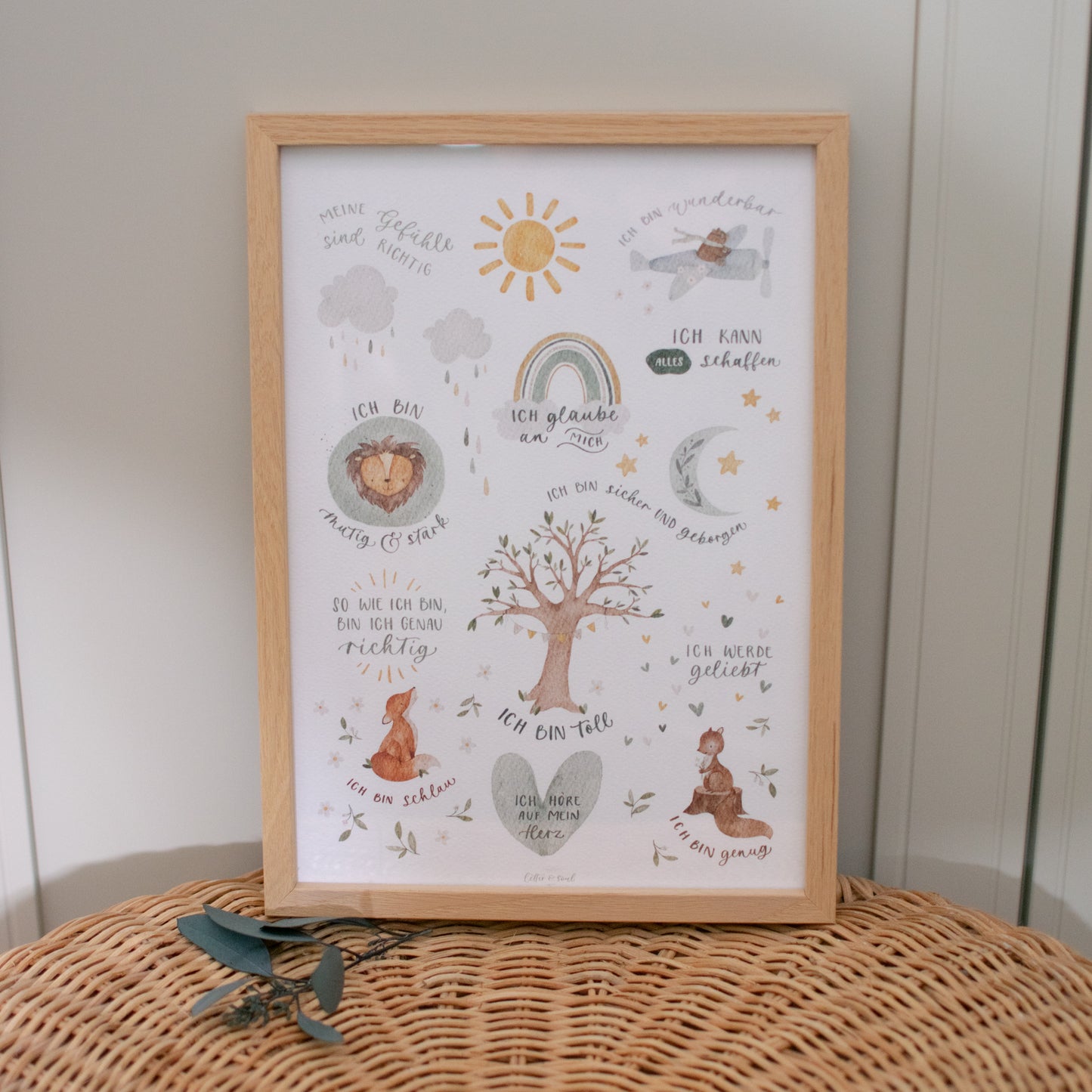 Affirmationsposter für Kinder, A4