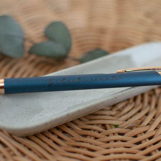 Kugelschreiber "Gedankensammler", dunkelblau