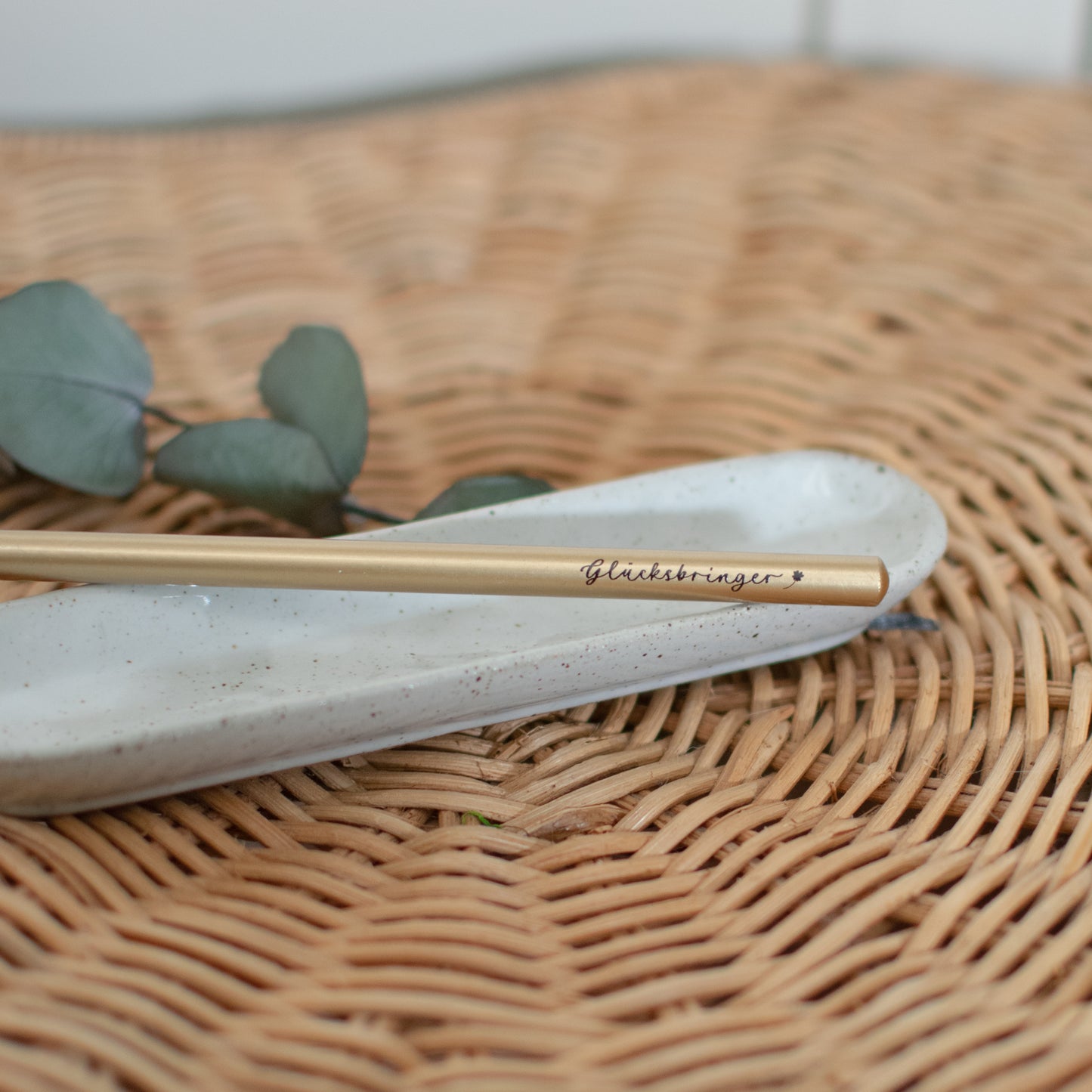 Bleistift "Glücksbringer", gold