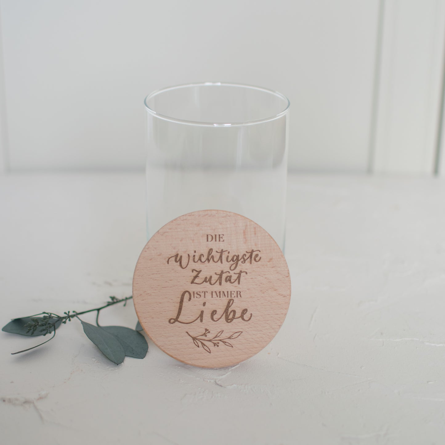 Vorratsglas "Die wichtigste Zutat", 3 Größen