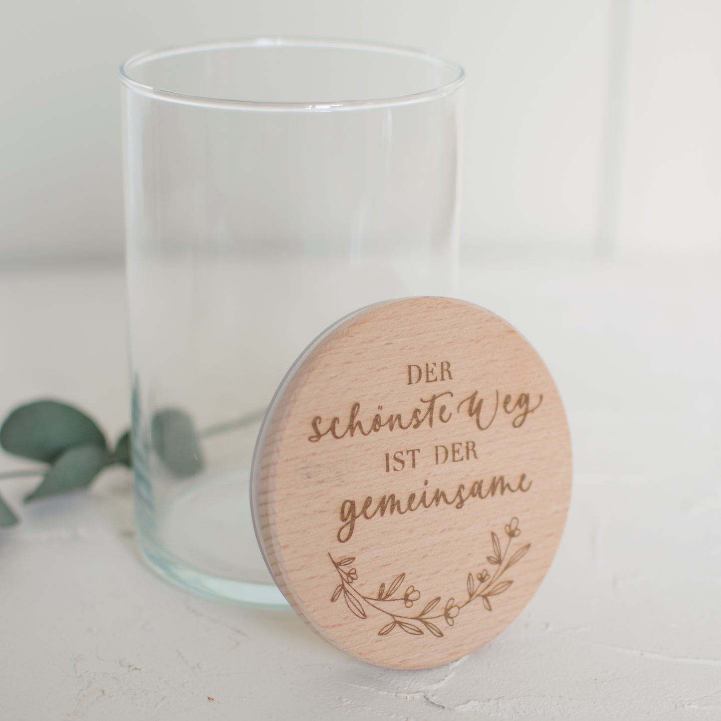 Vorratsglas "Der schönste Weg...", 3 Größen