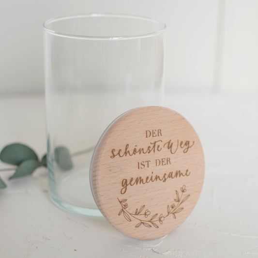 Vorratsglas "Der schönste Weg...", 3 Größen