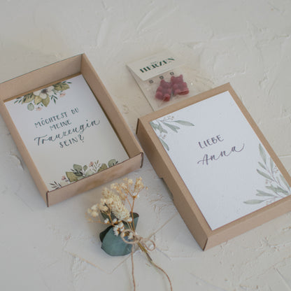 Geschenkbox "Möchtest du...", personalisierbar