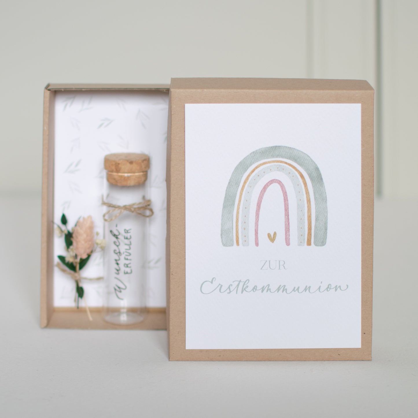 Geschenkbox "Zur Erstkommunion", in zwei Farben