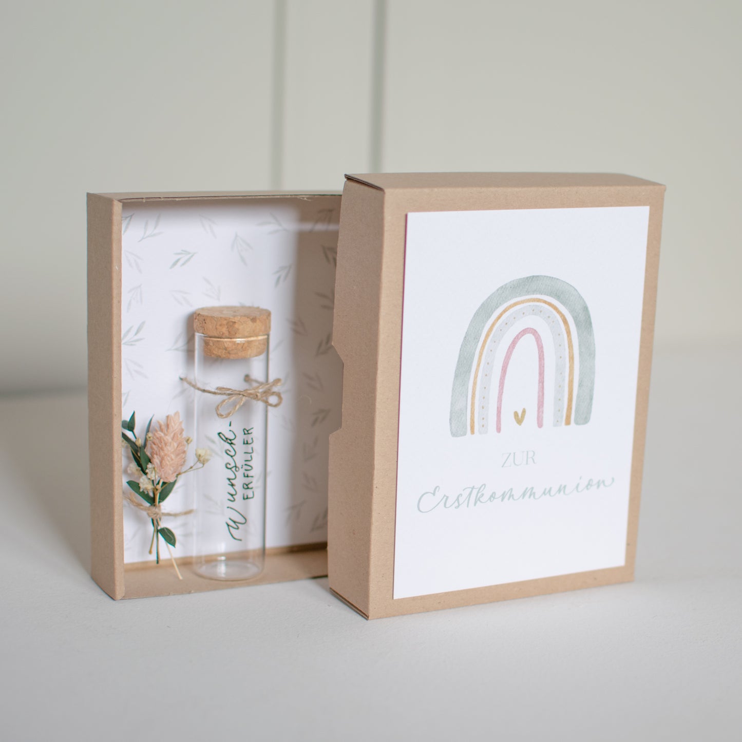 Geschenkbox "Zur Erstkommunion", in zwei Farben