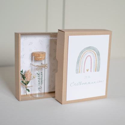 Geschenkbox "Zur Erstkommunion", in zwei Farben