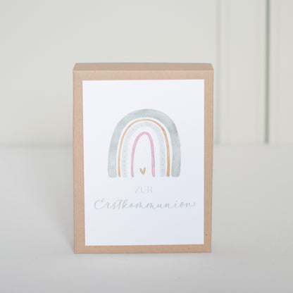 Geschenkbox "Zur Erstkommunion", in zwei Farben