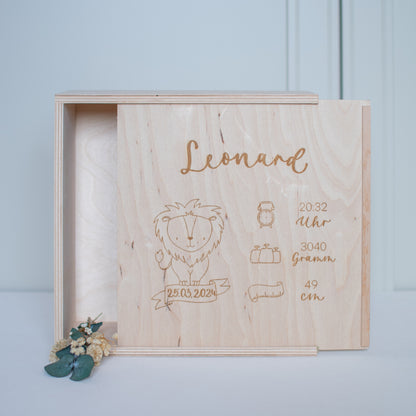 Erinnerungskiste, personalisiert 25x25cm