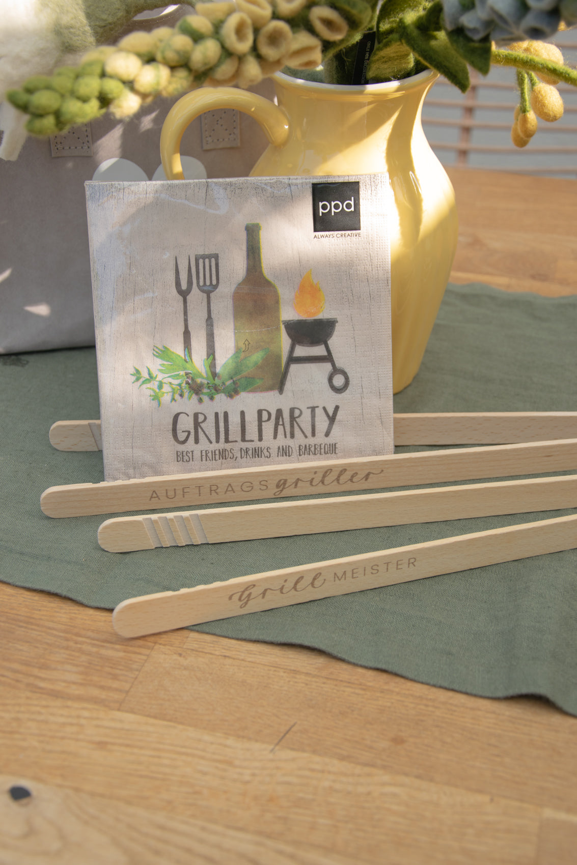 Grillzange "Grillmeister" oder "Auftragsgriller"