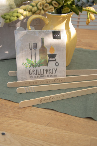 Grillzange "Grillmeister" oder "Auftragsgriller"