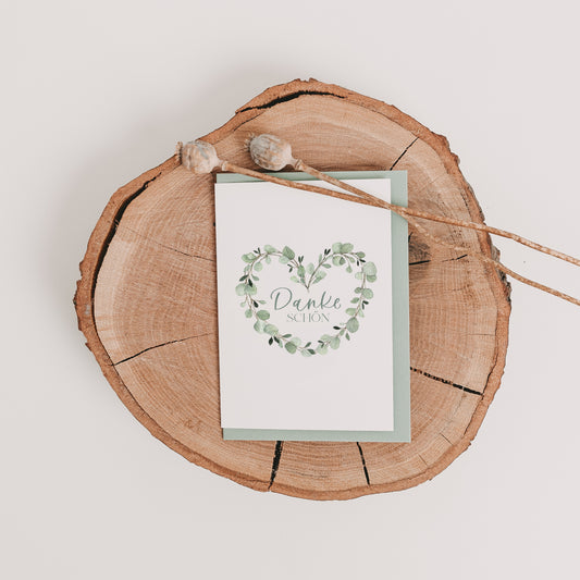 Klappkarte "Dankeschön", A6 inkl. Kuvert