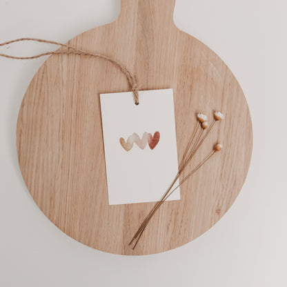 Geschenk-Anhänger "Herzen"