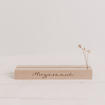 Kartenständer "Herzensmensch", mittel