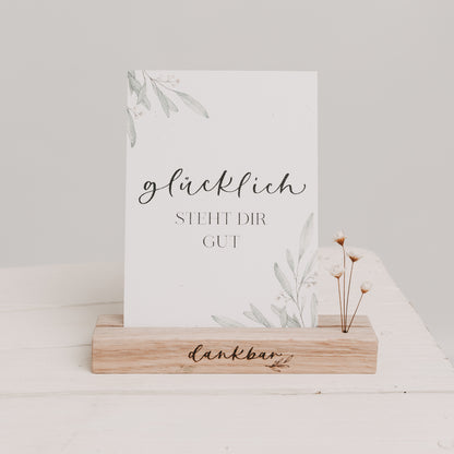 Kartenständer "dankbar", mittel
