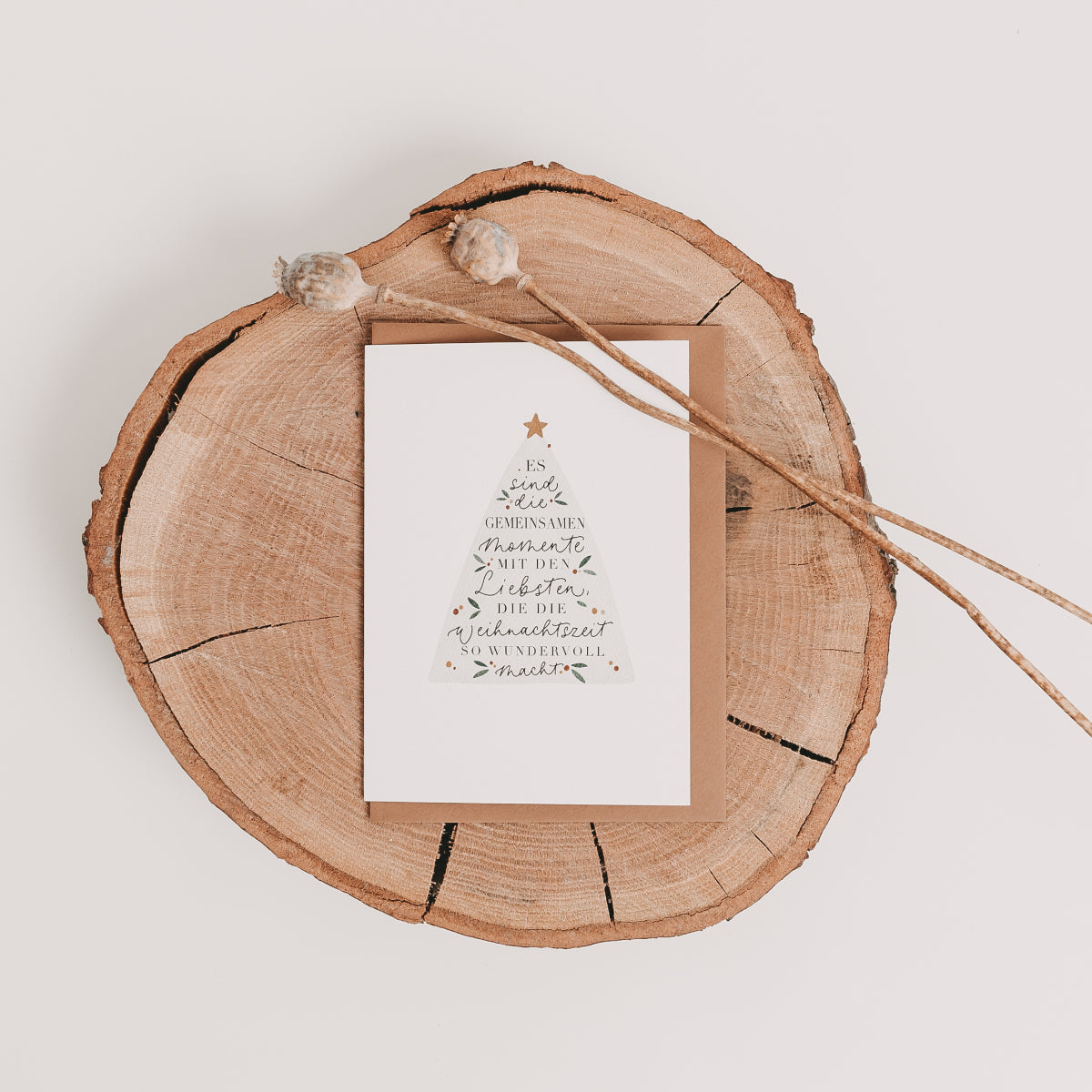 Klappkarte "Es sind die gemeinsamen Momente", A6 inkl. Kuvert