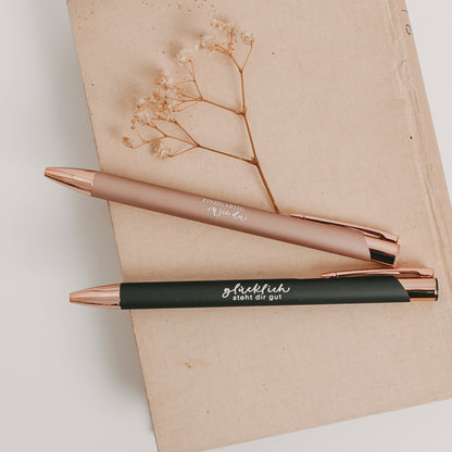 Kugelschreiber "Einzigartig wie du", rose