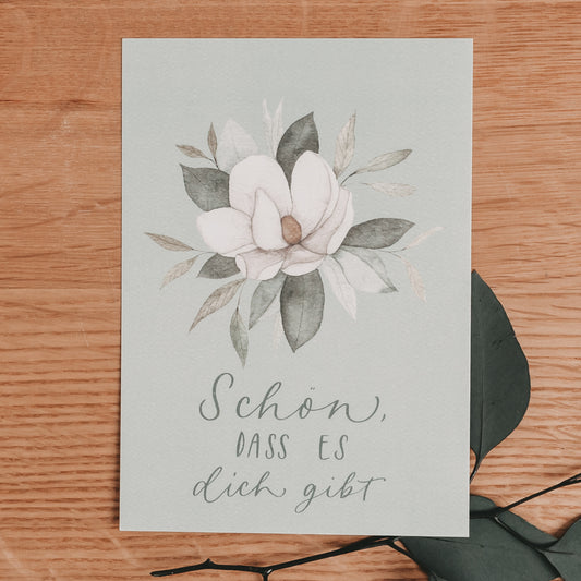 Postkarte "Schön, dass es dich gibt"