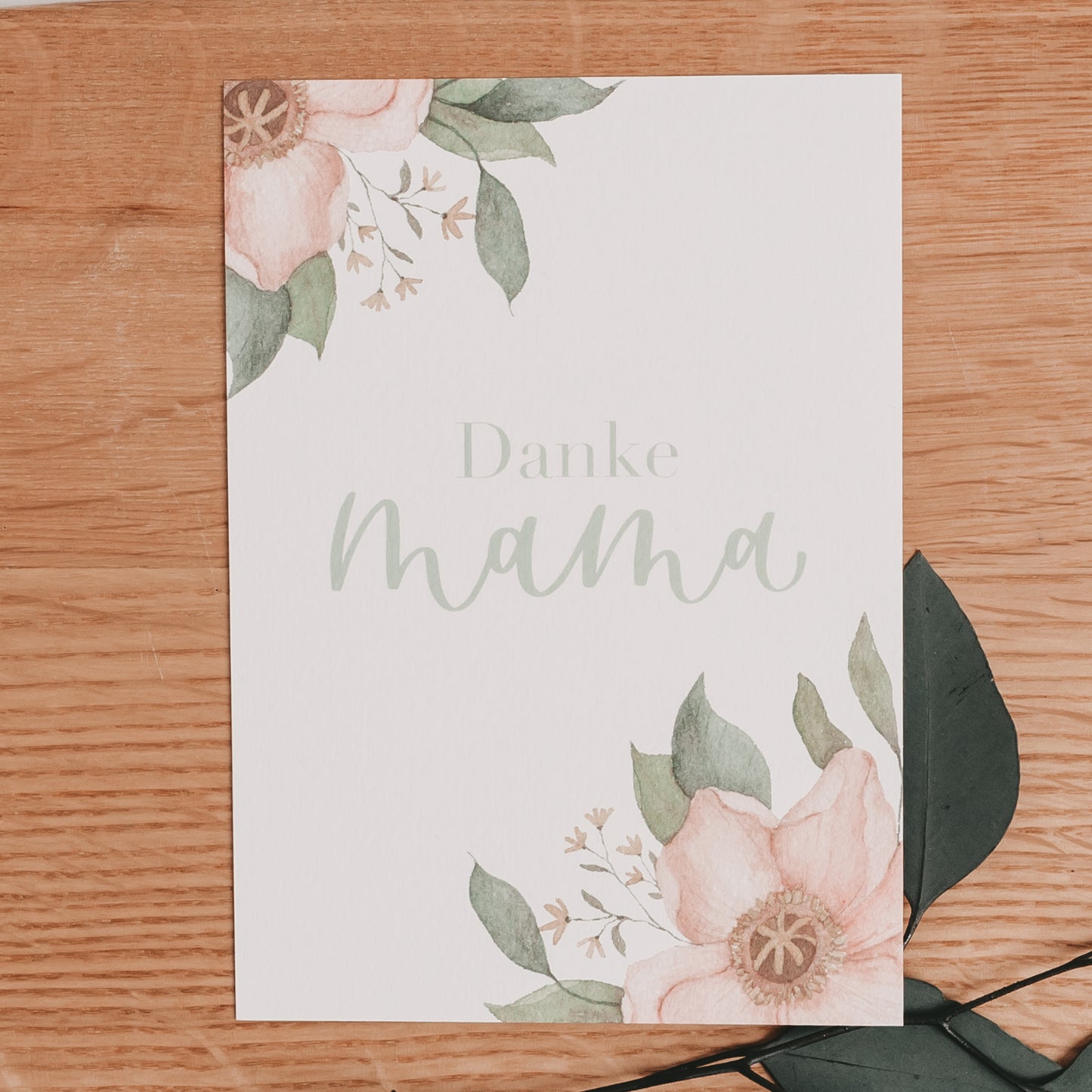 Postkarte "Danke Mama"