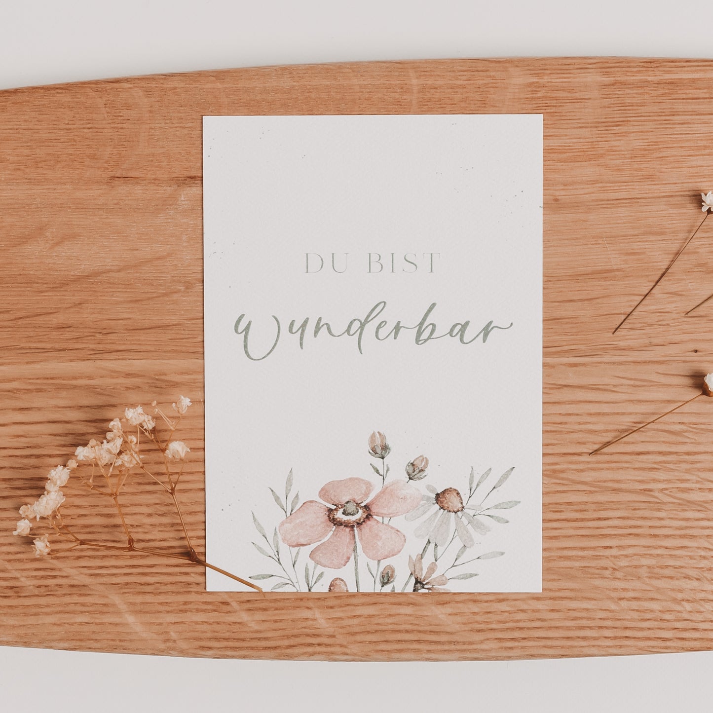 Postkarte "Du bist wunderbar"