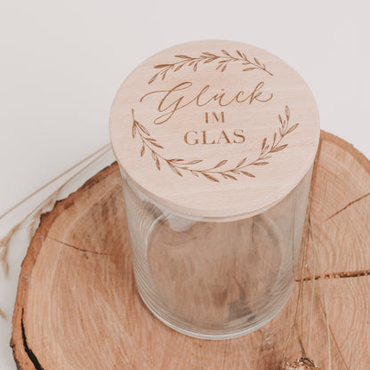 Vorratsglas "Glück im Glas", 3 Größen