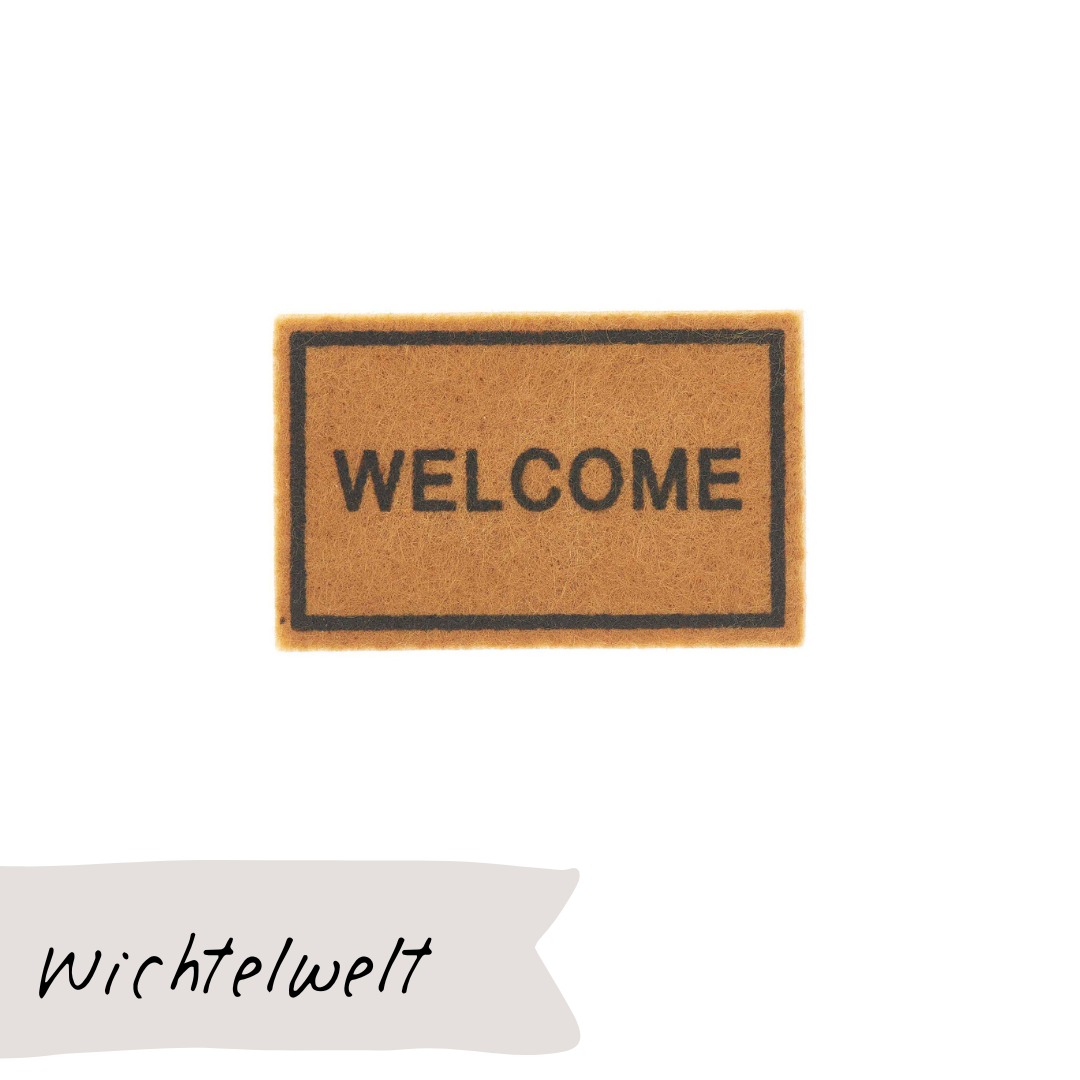 Wichtel Fußmatte "Welcome"