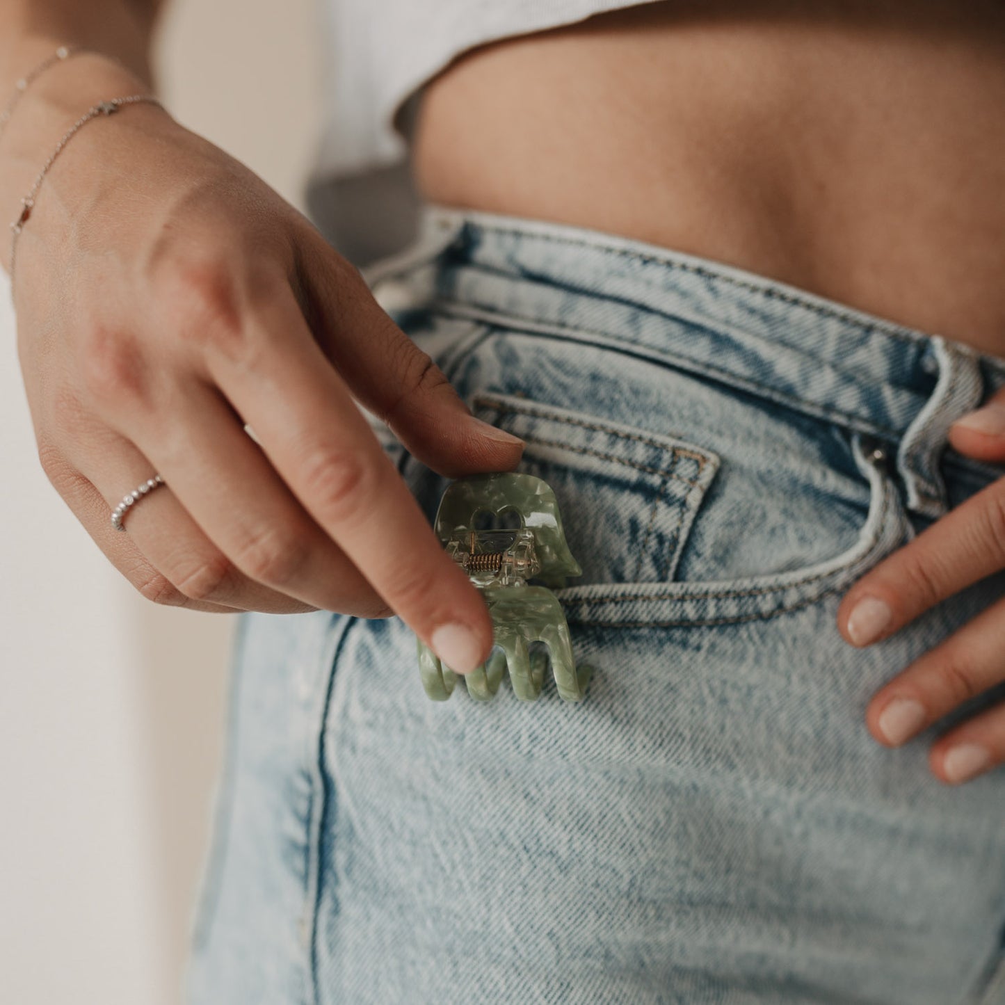 Haarspange "Jade", klein