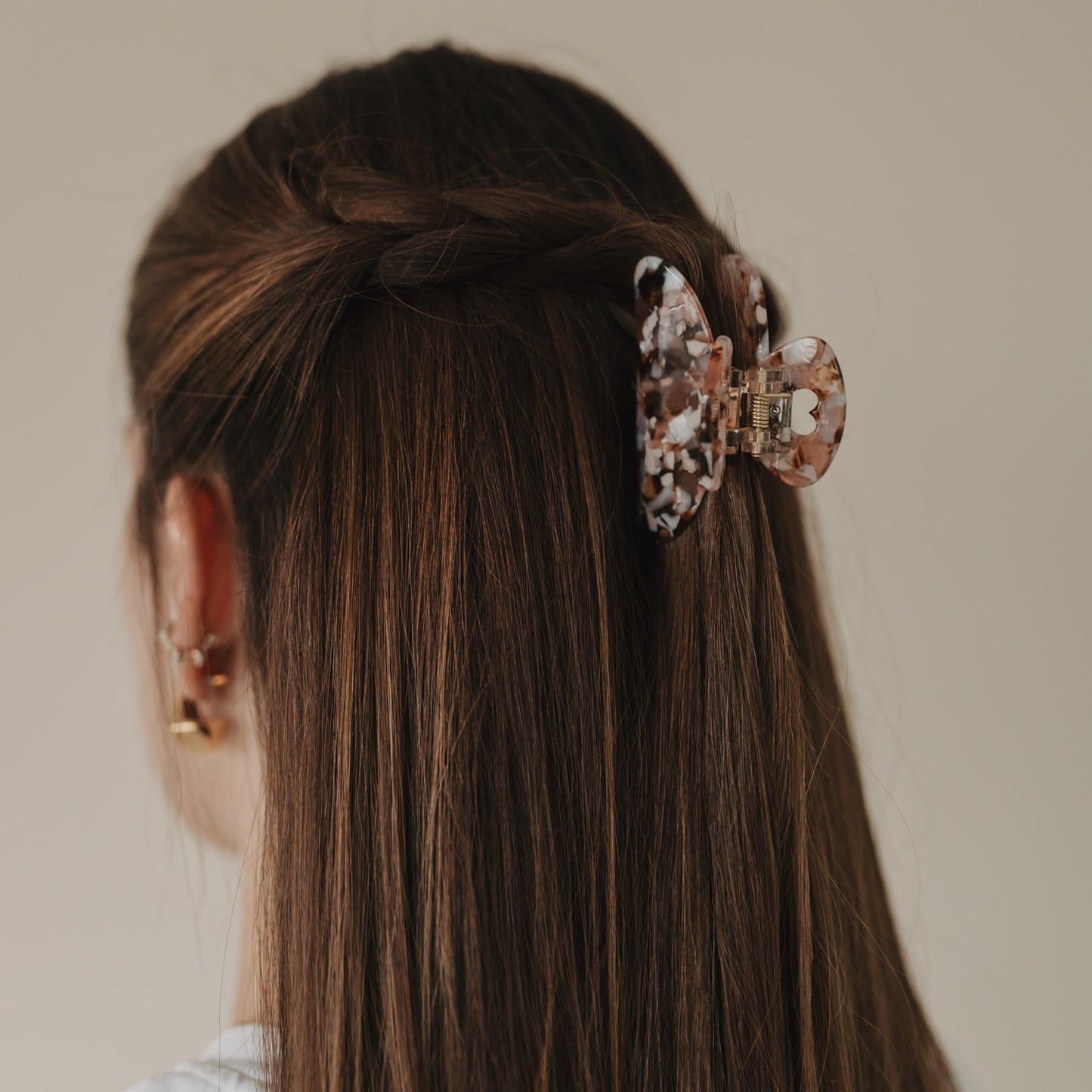 Haarspange "Almond". groß