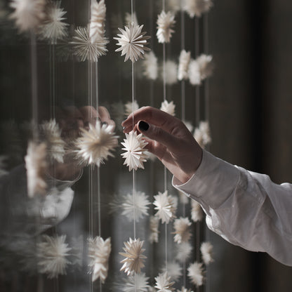 Schneeflockengirlande "Garland", weiß