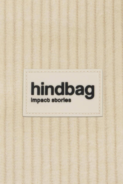 Bauchtasche "Sasha", Velours/Beige