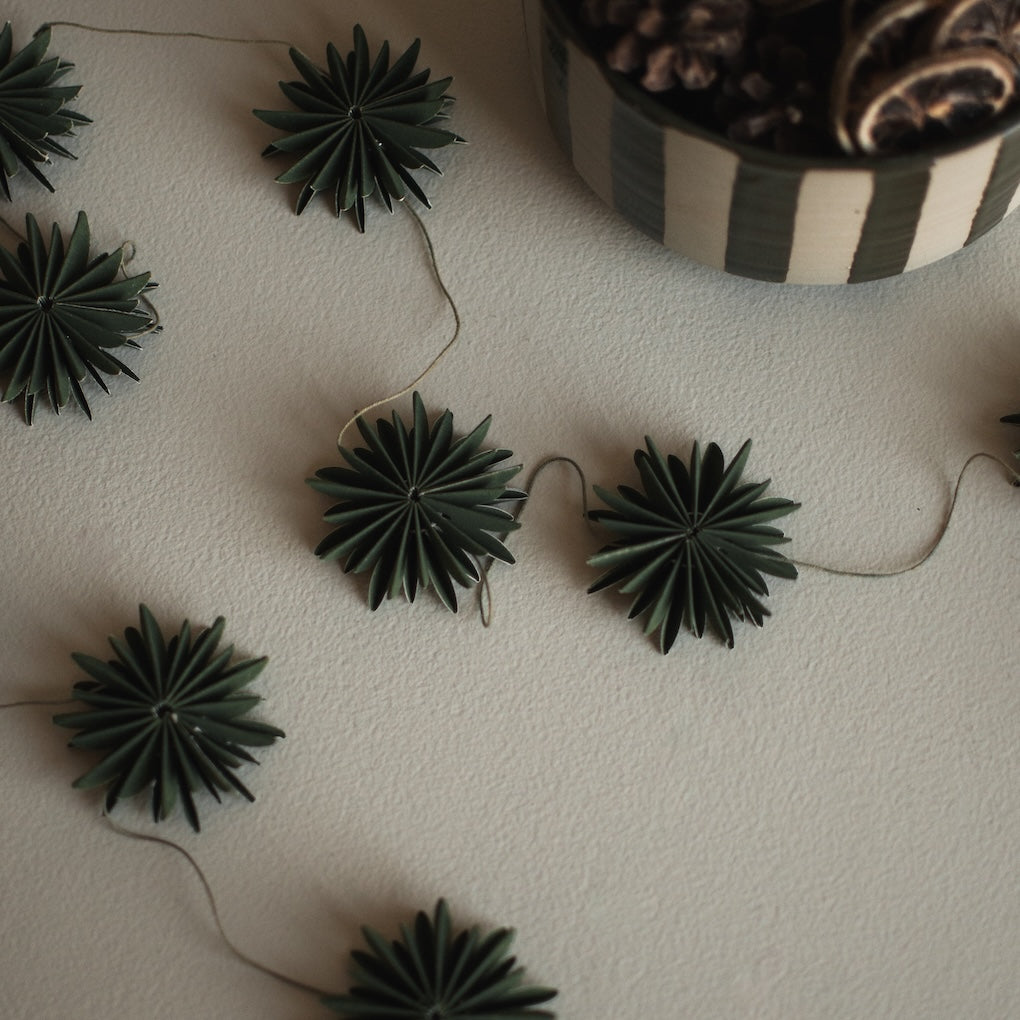 Schneeflockengirlande "Garland", grün