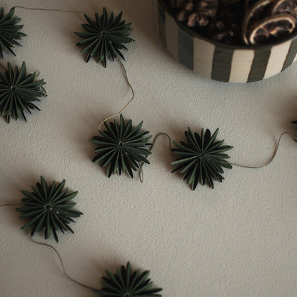 Schneeflockengirlande "Garland", grün