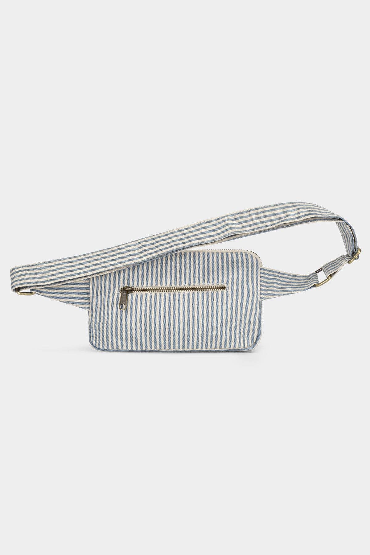 Gürteltasche "Harry", blau/gestreift