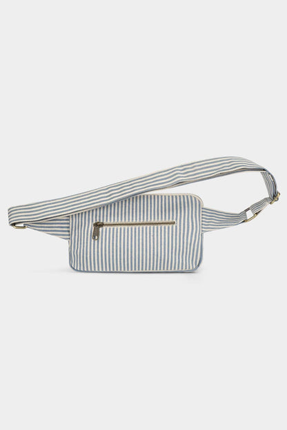 Gürteltasche "Harry", blau/gestreift
