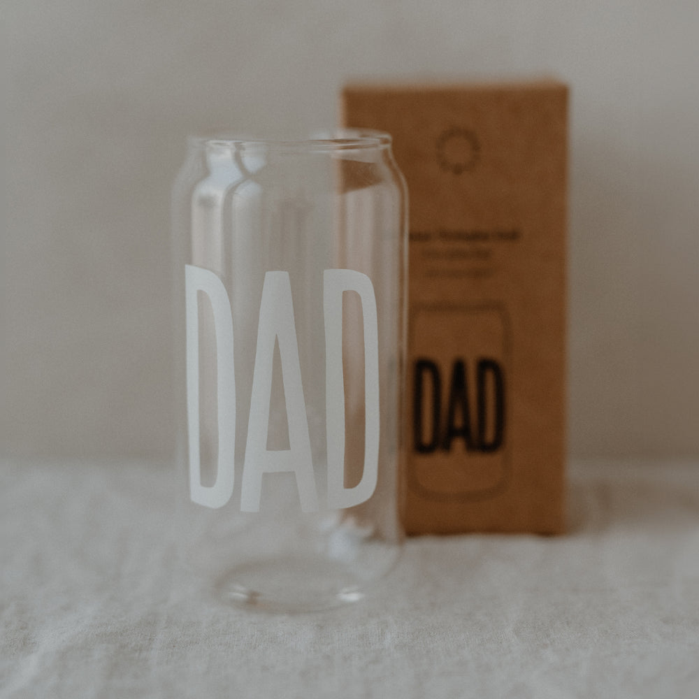 Hohes Trinkglas "Dad"