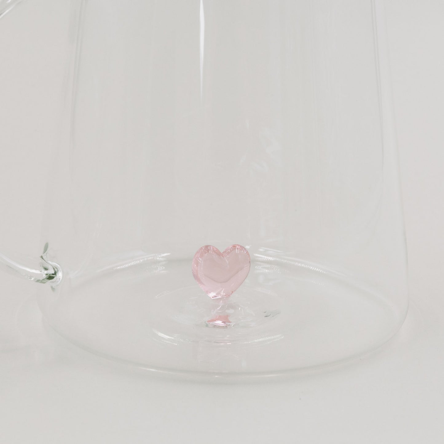 Karaffe "Herzfigur" rosa