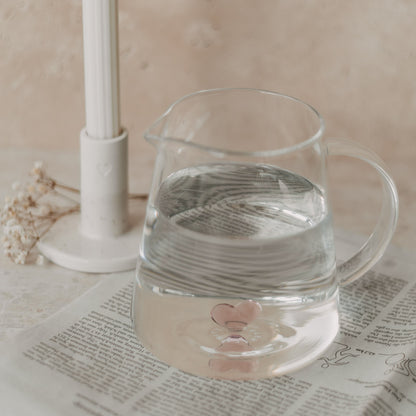 Karaffe "Herzfigur" rosa