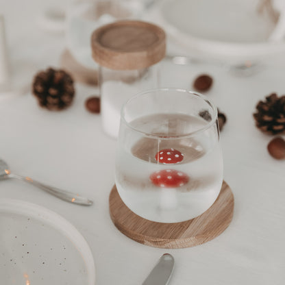 Trinkglas Figur "Pilz"