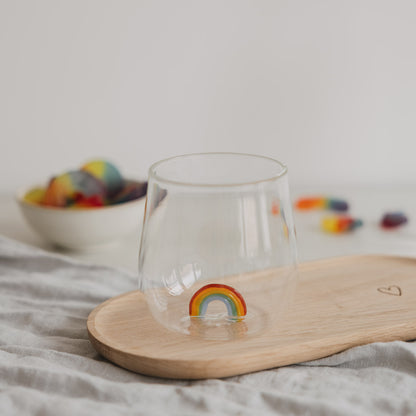 Trinkglas Figur "Regenbogen"