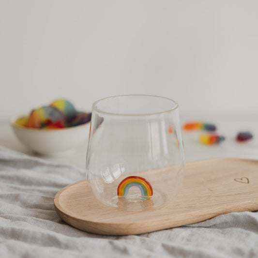 Trinkglas Figur "Regenbogen"