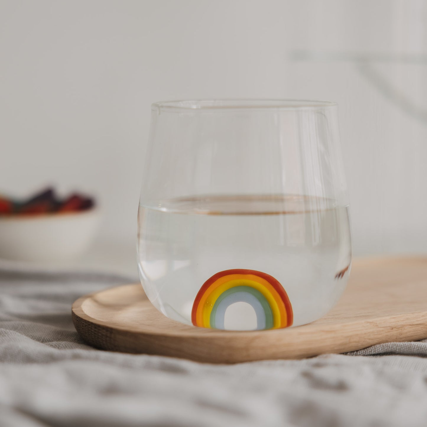 Trinkglas Figur "Regenbogen"