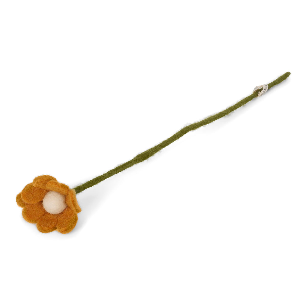 Filzblume "Anemone", gelb von Gry & Sif