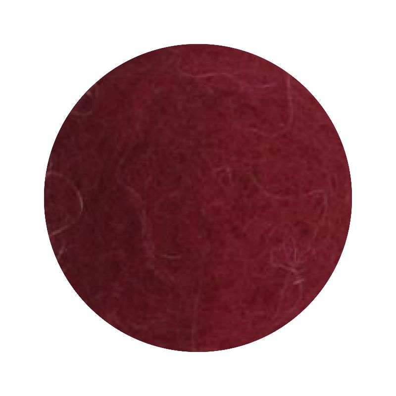 Filzblume "Dot", dunkelrot von Gry & Sif – Detail oder Dekorationsbeispiel