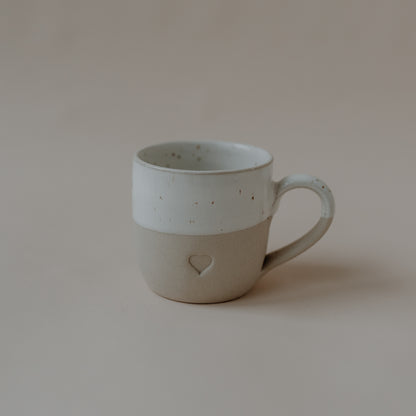 Espressotasse mit Henkel "Herz"