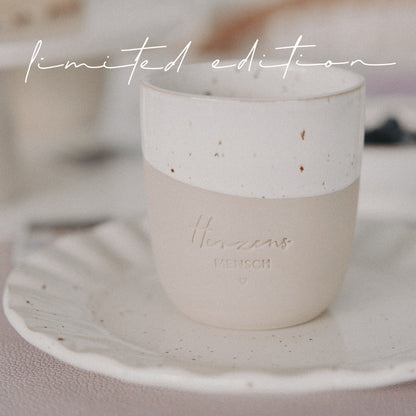 Limitierter Becher "Herzensmensch"