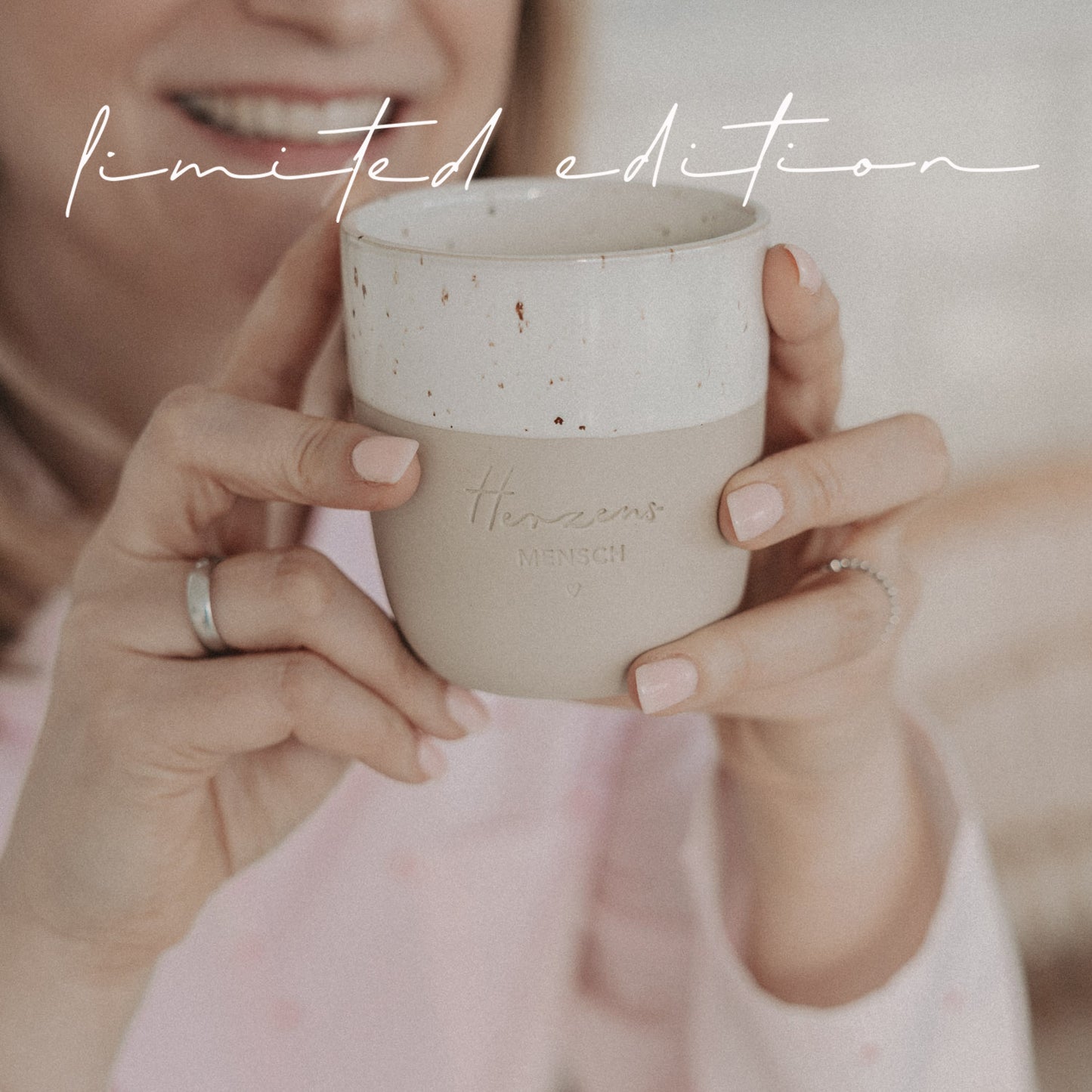 Limitierter Becher "Herzensmensch"