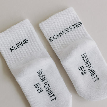 Babysocken "Kleine Schwester"