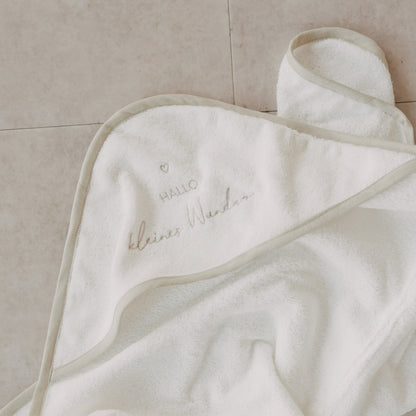 Handtuch mit Kapuze "Kleines Wunder"