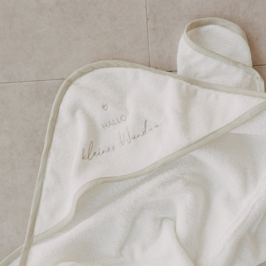 Handtuch mit Kapuze "Kleines Wunder"