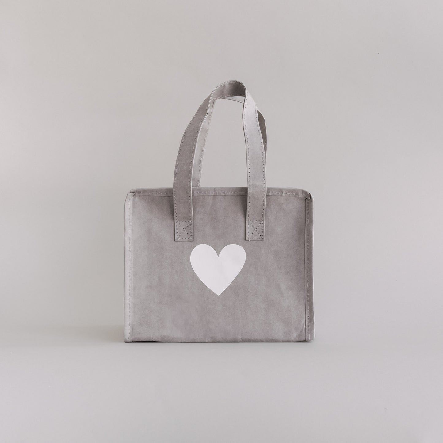 Kühltasche klein "grau Herz"